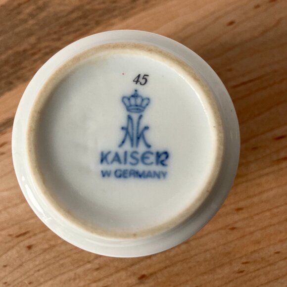 Vintage AK Kaiser Tea Infuser Tea Ball Strainer - W Germany - Pink Purple Floral - Picture 7 of 9